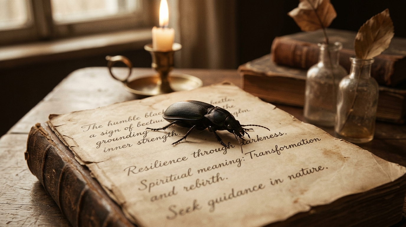 Quick Checklist Before Interpreting Black Beetle Spiritual Meaning