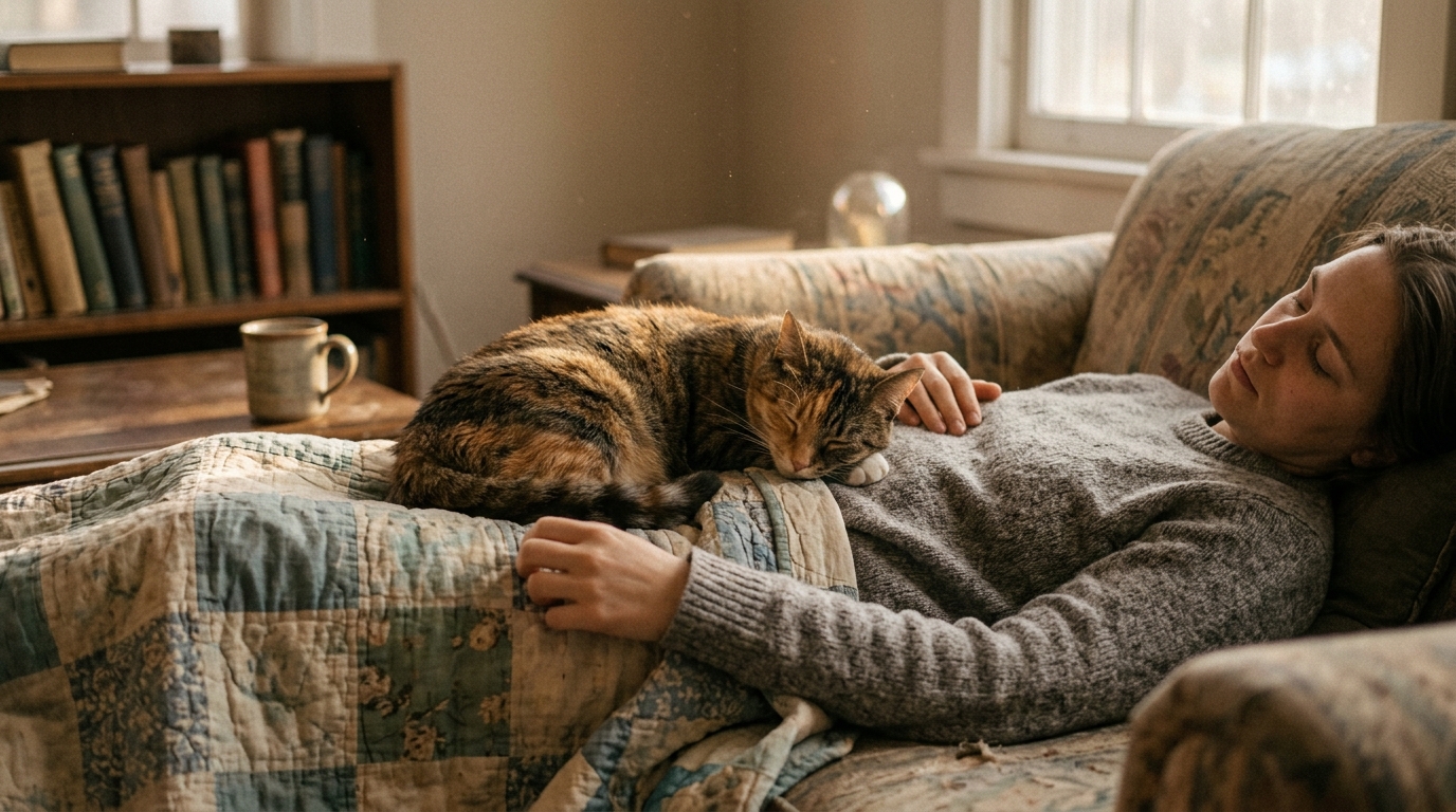 What Does It Mean Spiritually When a Cat Sleeps on Your Stomach?