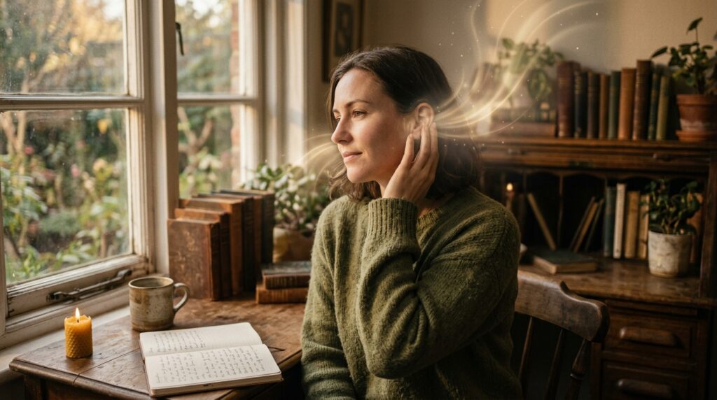low ringing in left ear spiritual meaning