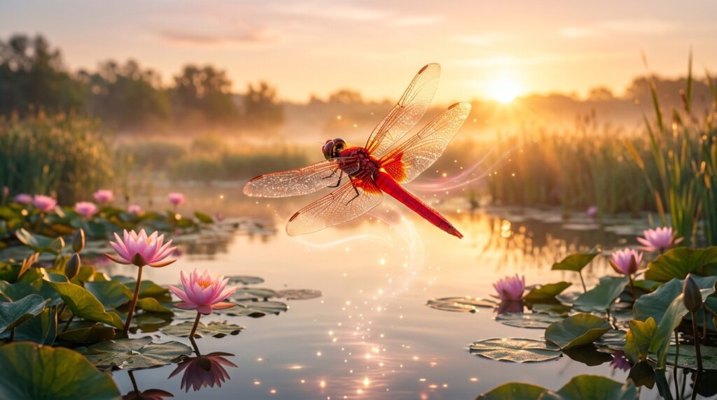 red dragonfly spiritual meaning