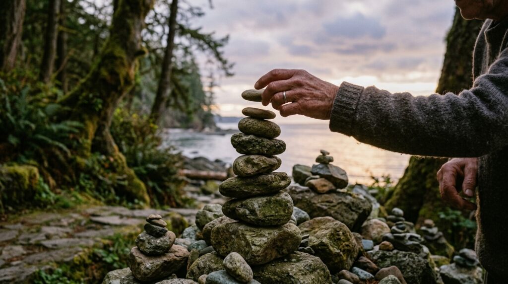 stacking rocks spiritual meaning